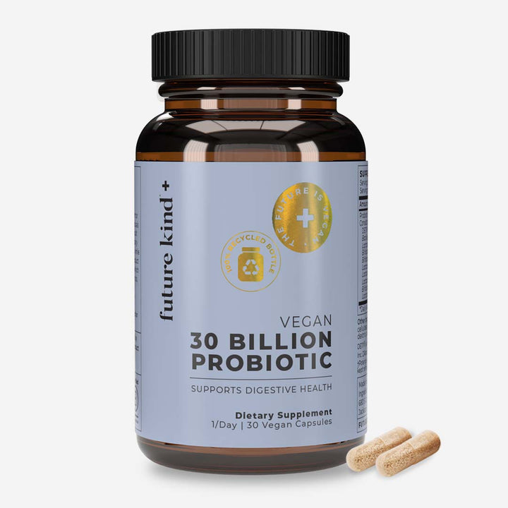 Vegan Probiotics Digestion Supplement (30 Billion CFUs)